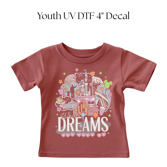 YOUTH Castle What Dreams Are Made of DTF Transfer