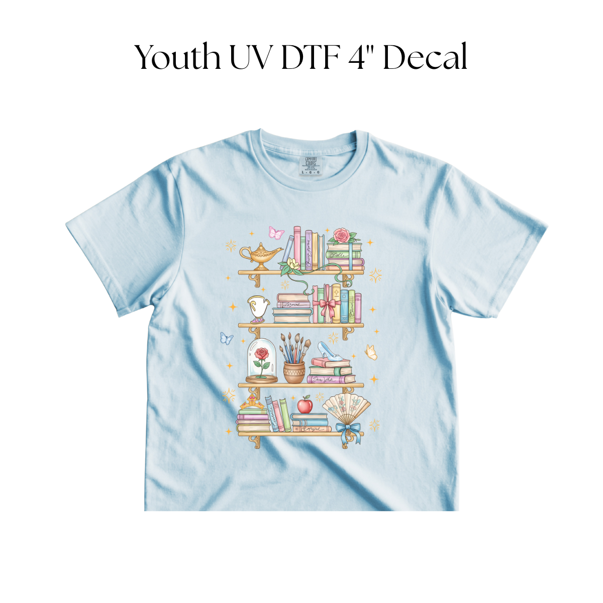 YOUTH Beauty's Library DTF Transfer