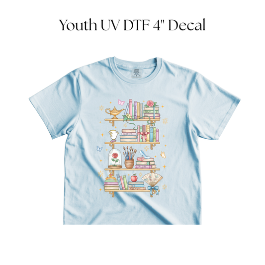 YOUTH Beauty's Library DTF Transfer