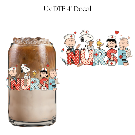 Snoop Nurse 4” UV DTF Decal
