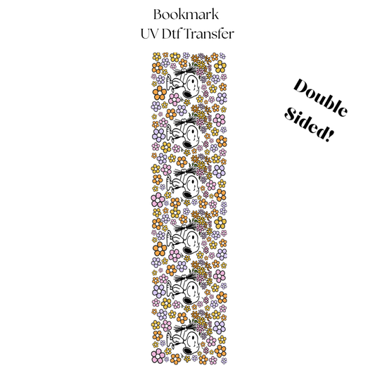 Floral Snoop UV DTF Bookmark Transfer