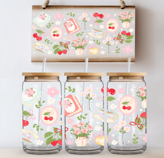 Cherries and Books DOUBLE SIDED