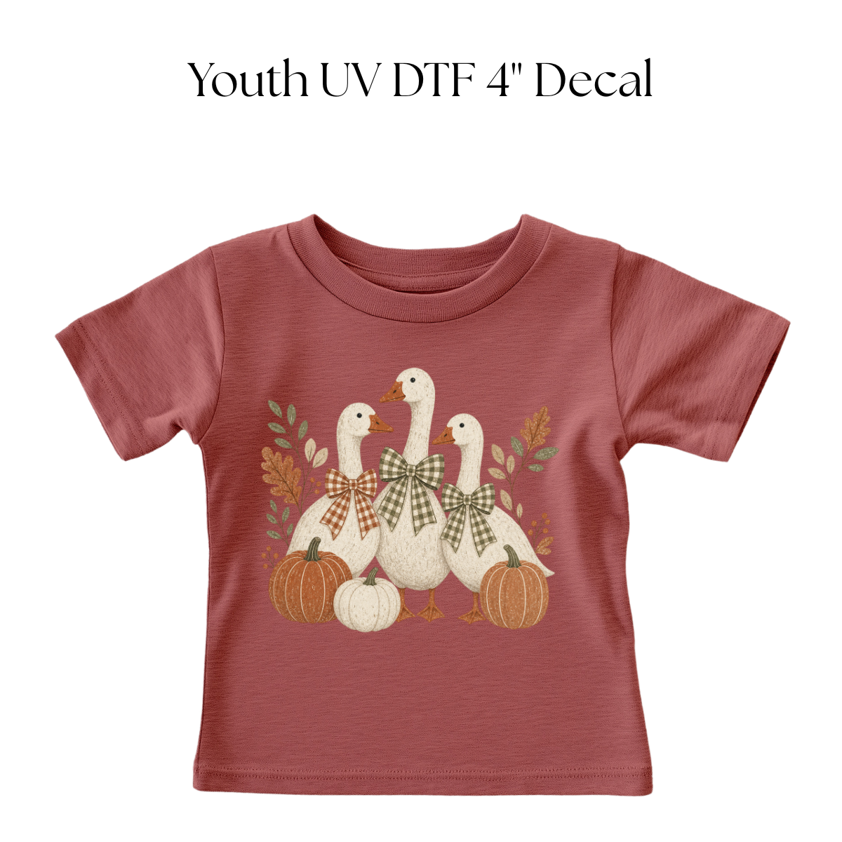 YOUTH Fall Geese DTF Transfer