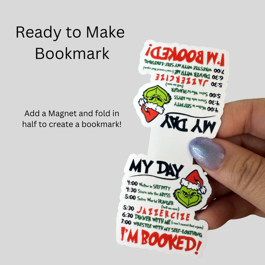 My Day Im Booked Magnetic Bookmark DIY