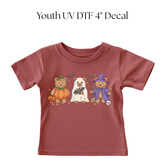 YOUTH Happy Teddy Bears DTF Transfer