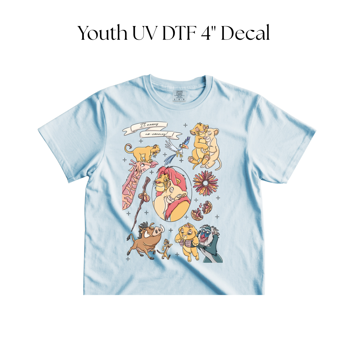 YOUTH It Means No Worries DTF Transfer
