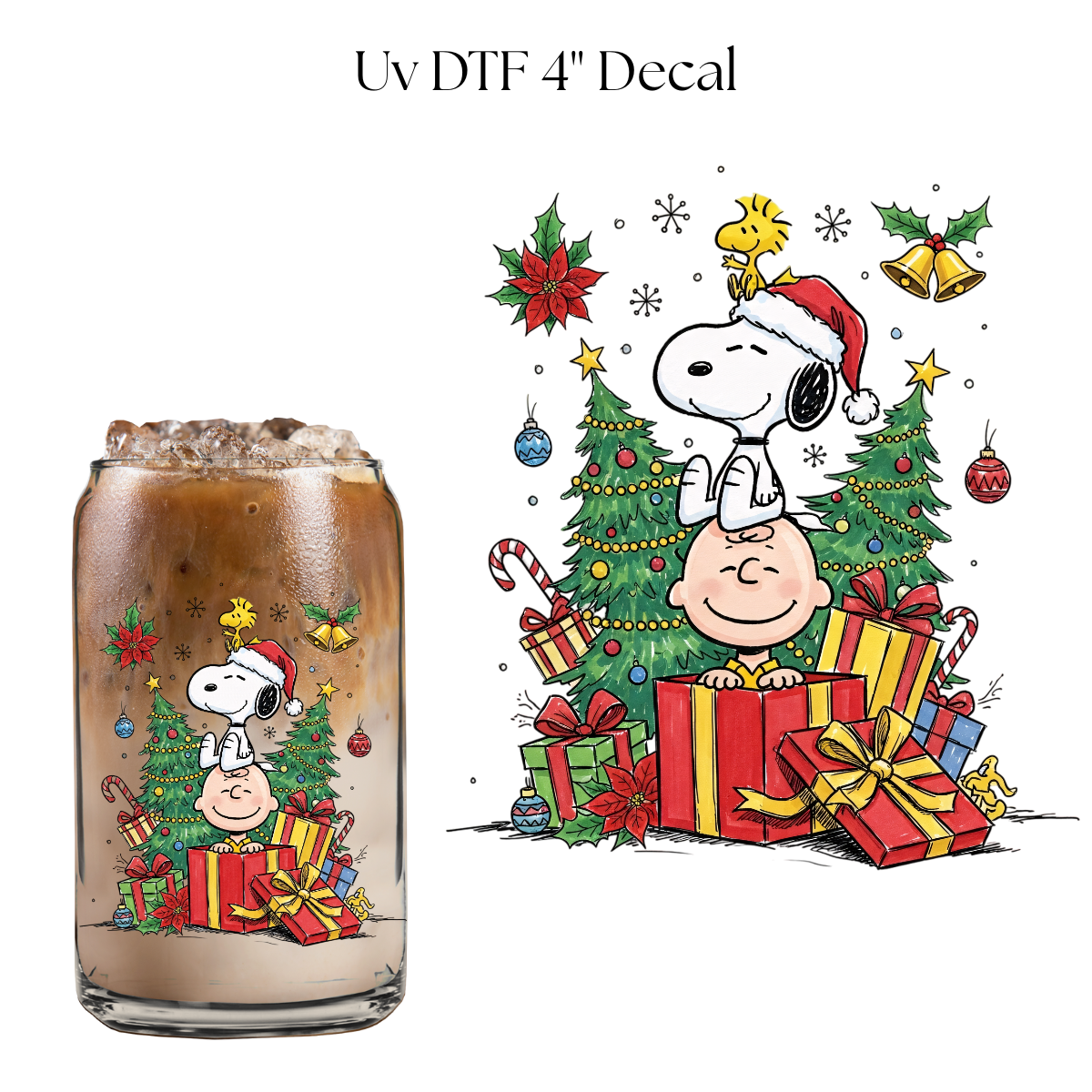 Snoop Christmas Tree 4” UV DTF Decal