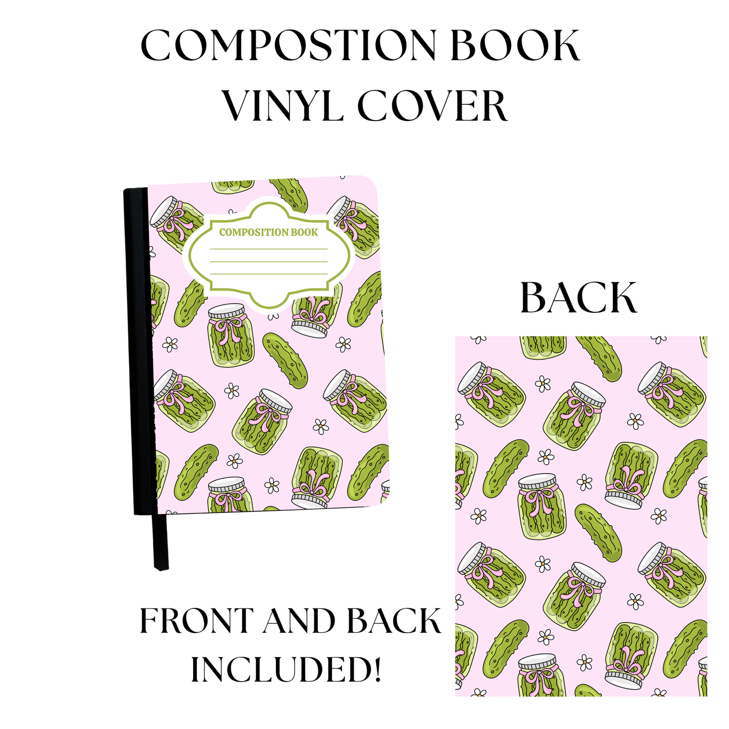 Pickles Composition Notebook Vinyl Cover