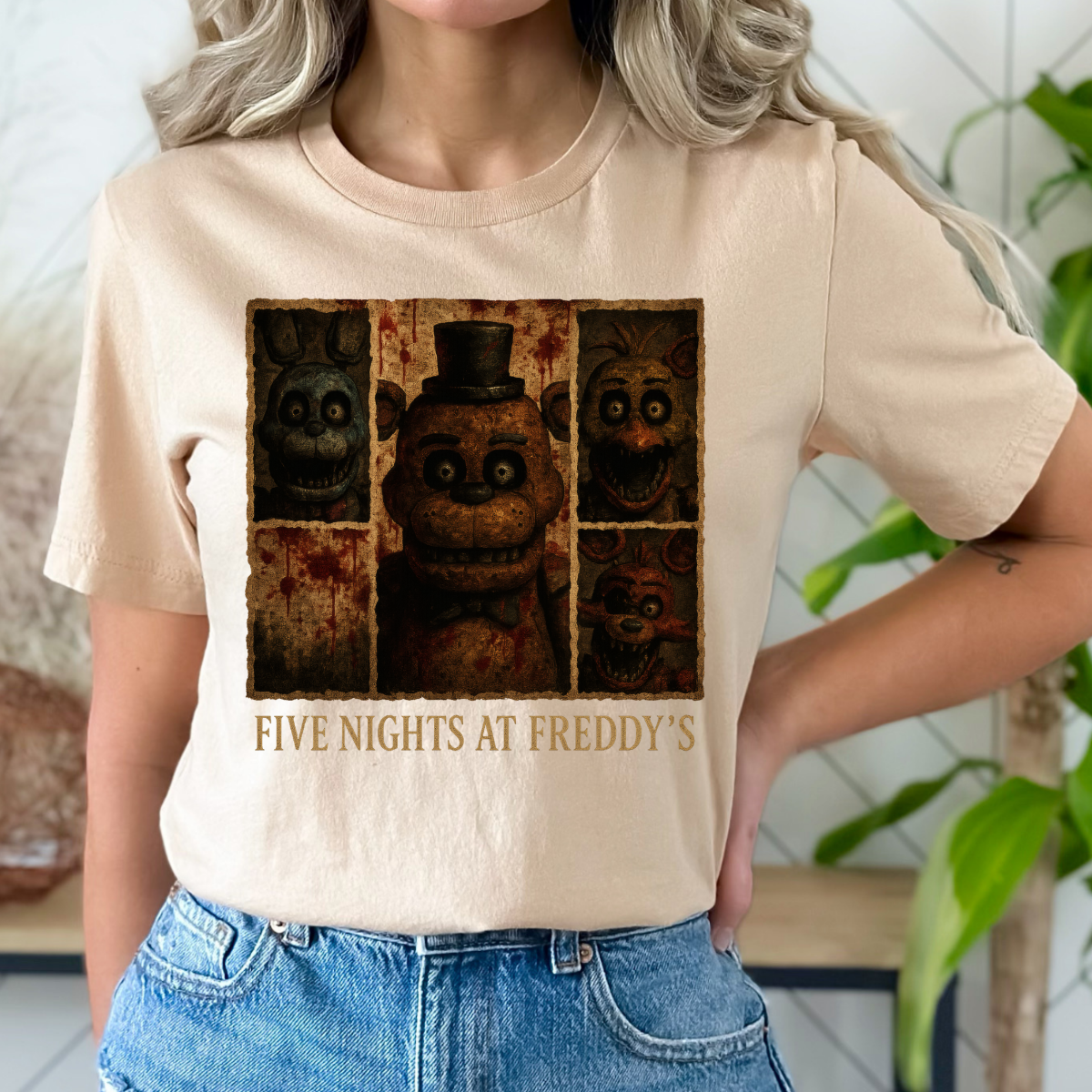 Five Nights Brown Dtf Transfer (print to order)