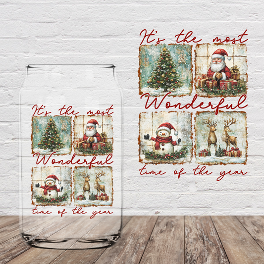 Its The Most Wonderful Time of the Year 4" UV DTF (print to order)