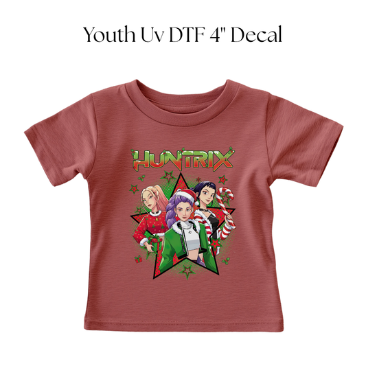 YOUTH Huntr Christmas Star DTF Transfer
