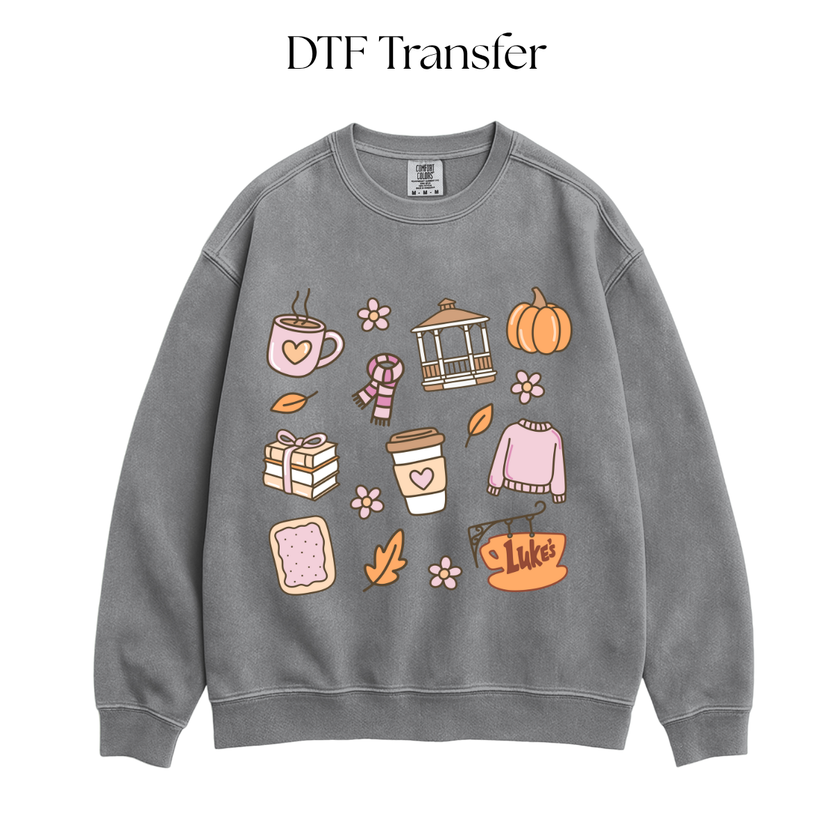 Pink G Girls Essentials DTF Transfer