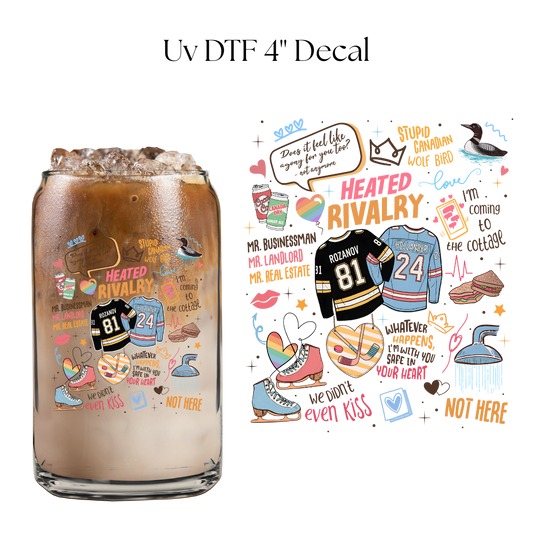 HR Jerseys 4” UV DTF Decal