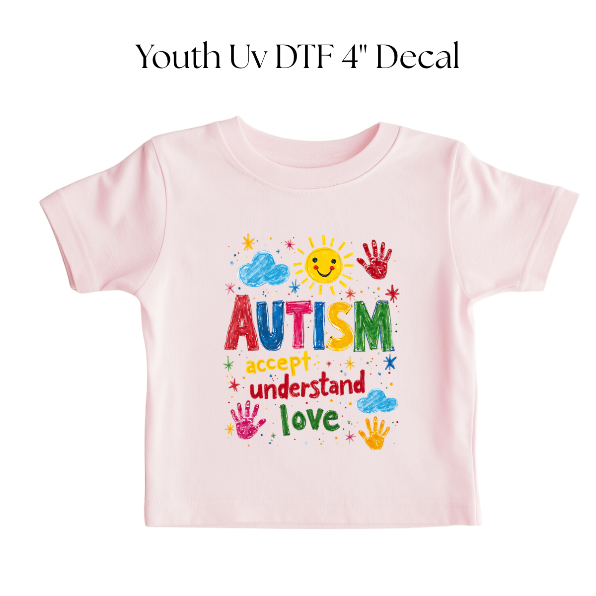YOUTH Autism Crayon DTF Transfer