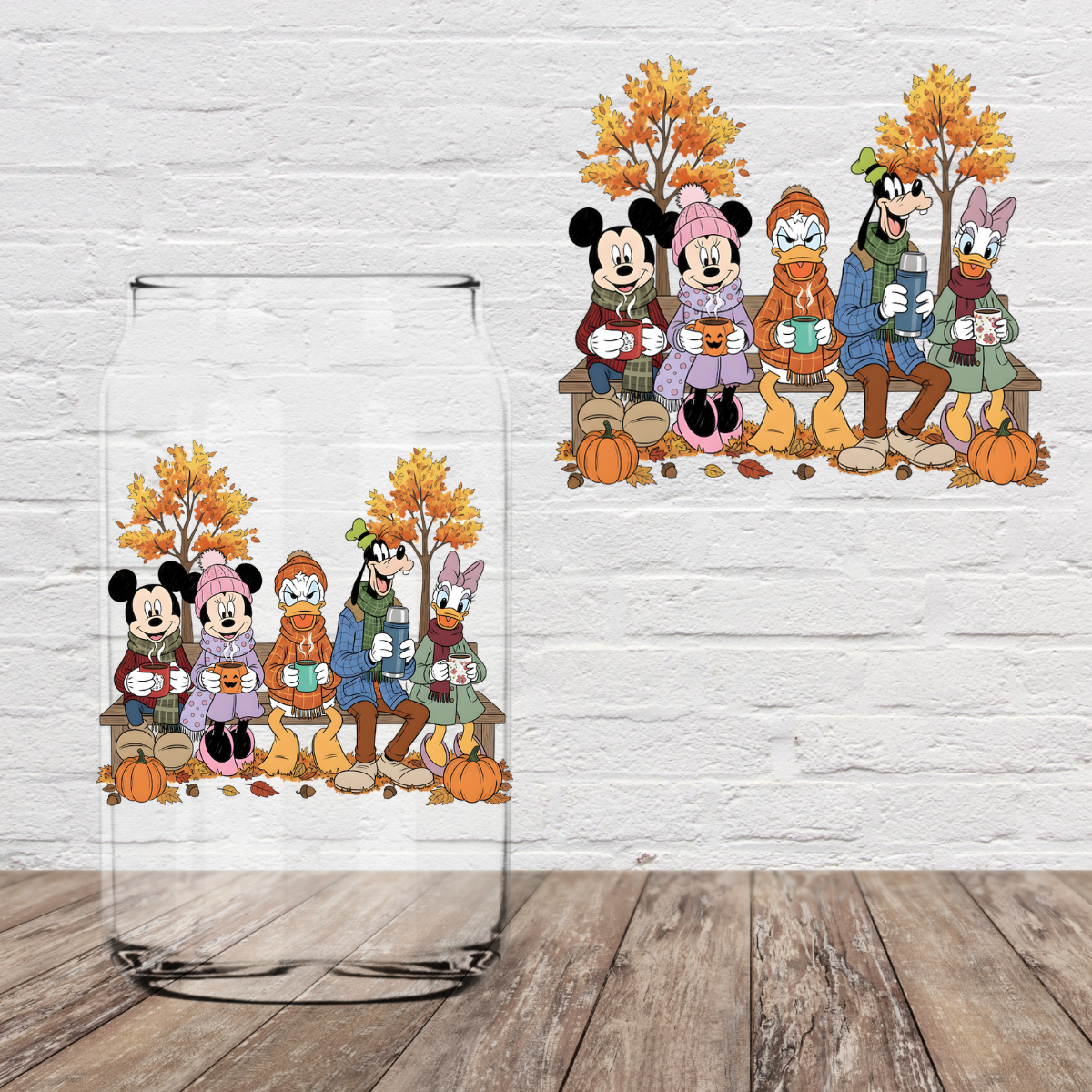Fall Magical Friends 4" UV DTF
