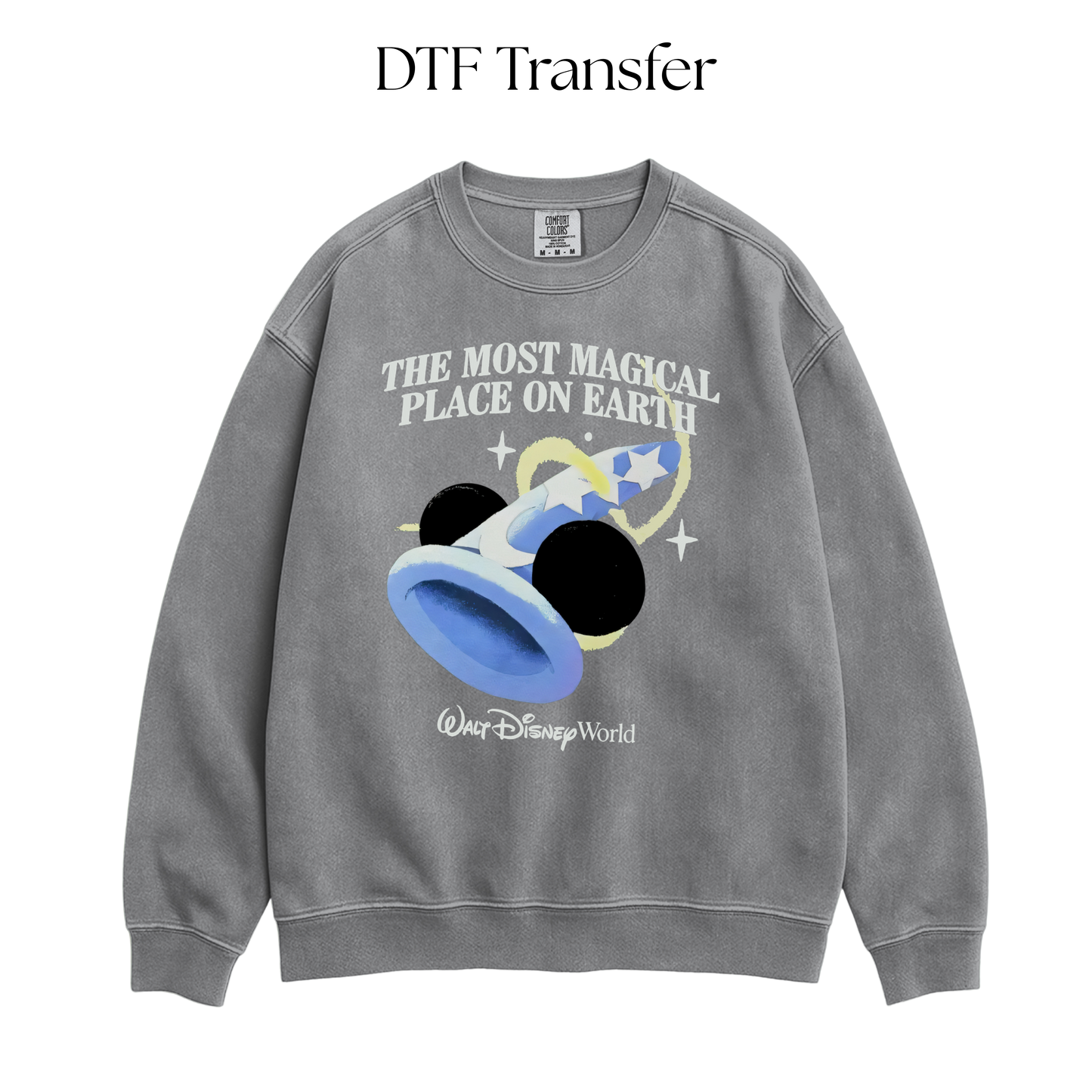 The Most Magical Place on Earth Hat DTF Transfer