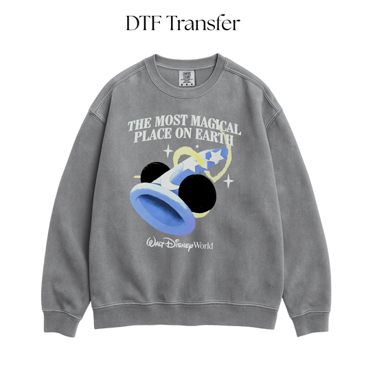 The Most Magical Place on Earth Hat DTF Transfer