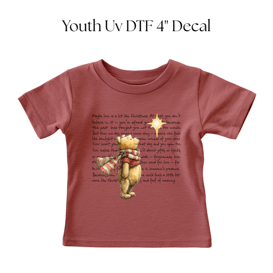 YOUTH Maybe Love is Like Bear  DTF Transfer