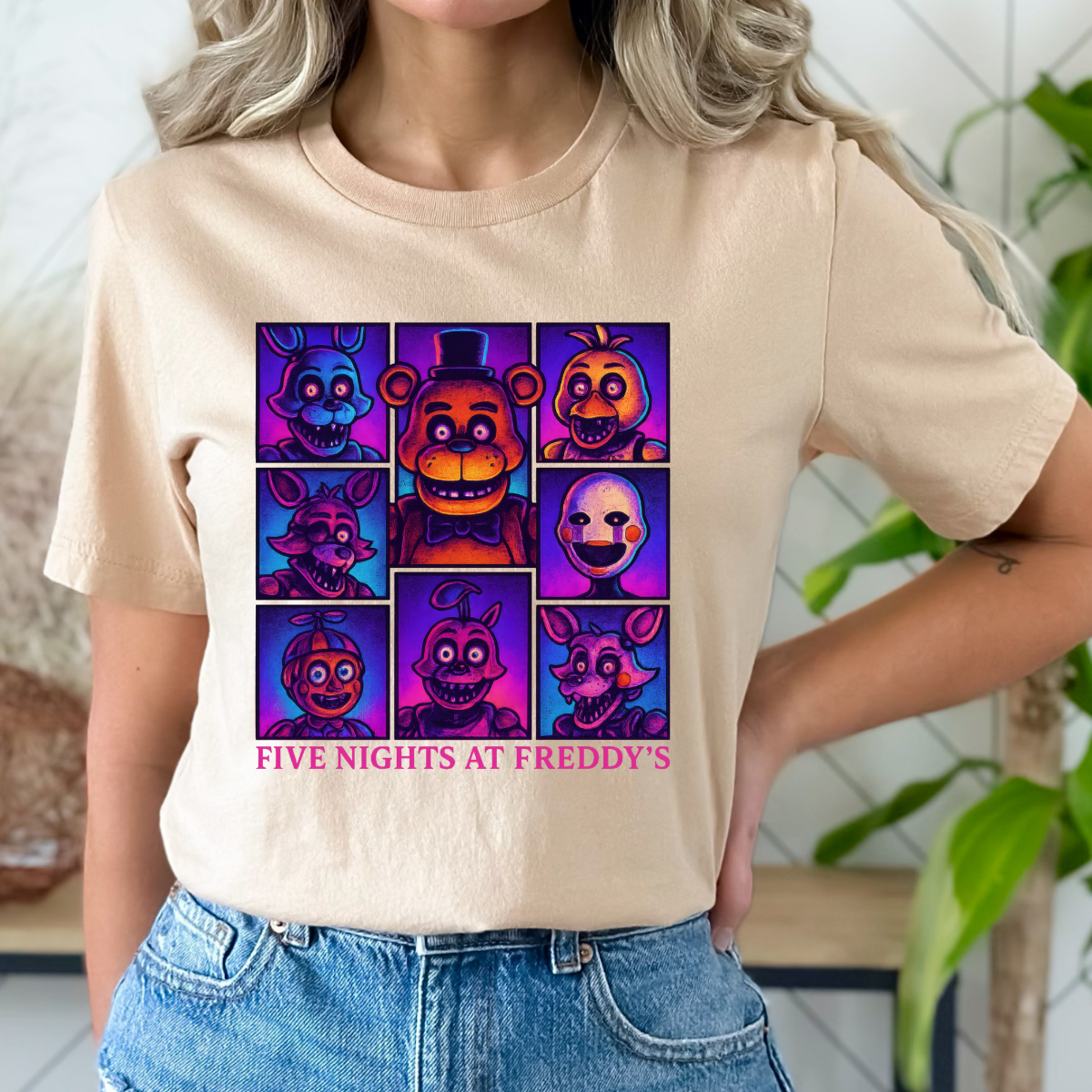 Five Nights Purple Dtf Transfer (print to order)