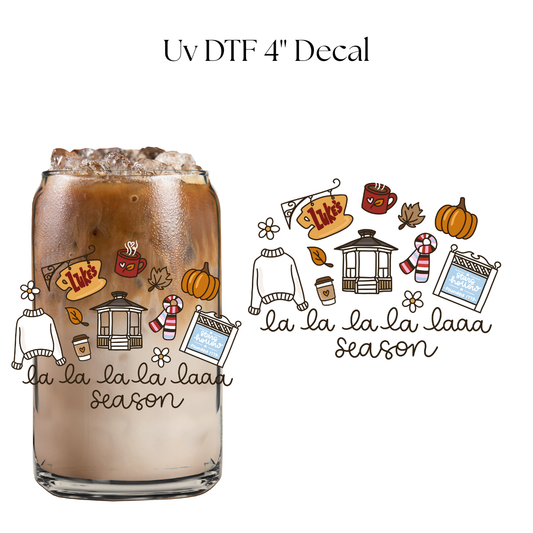 la la la la season 4" UV DTF