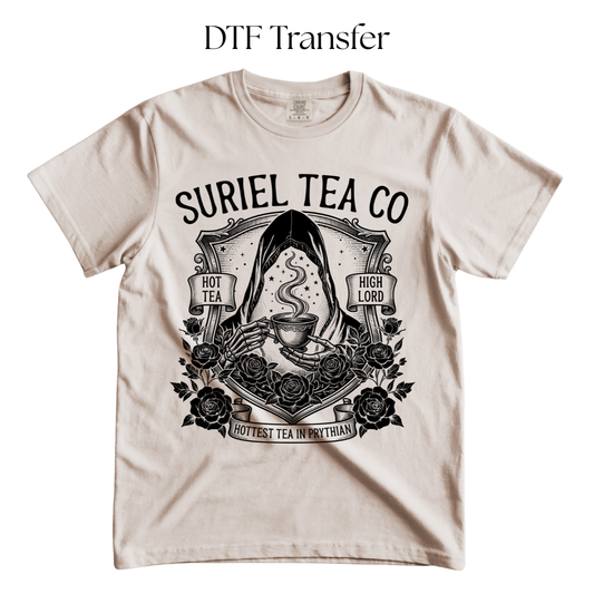 Suriel Tea Co Single Color DTF Transfer