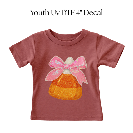 YOUTH Candy Corn Shimmer Dtf Transfer