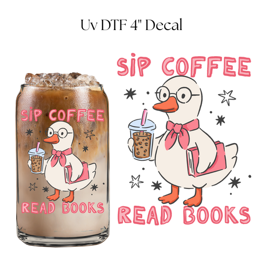 Smart Glasses 4” UV DTF Cup Decal