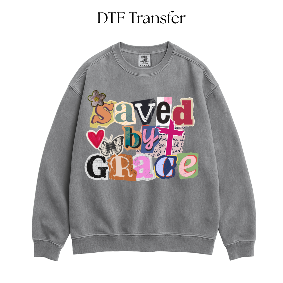 Saved By Grace DTF Transfer