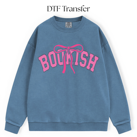 Pink Bookish DTF Transfer