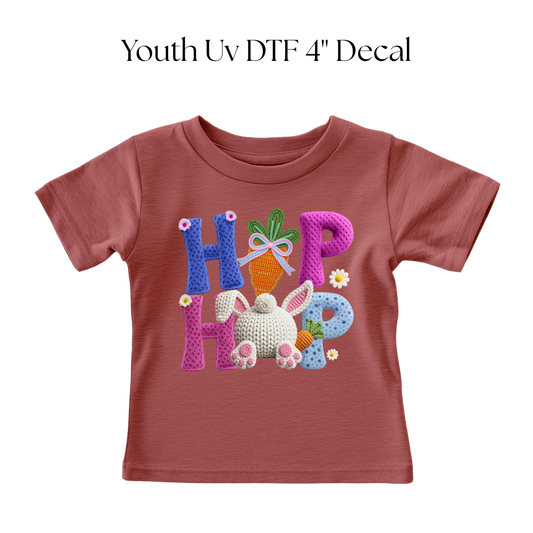 YOUTH Hip Hop Faux Knit DTF Transfer