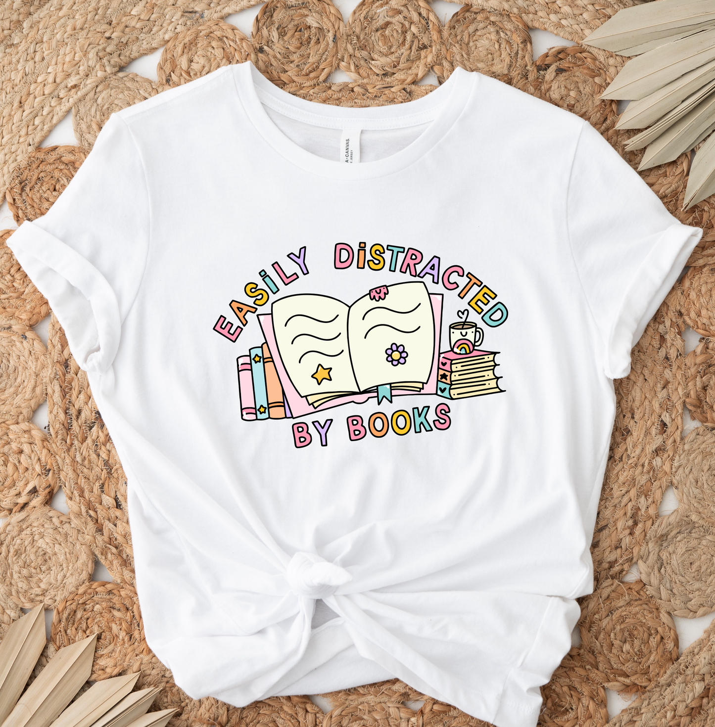 Easily Distracted By Books DTF