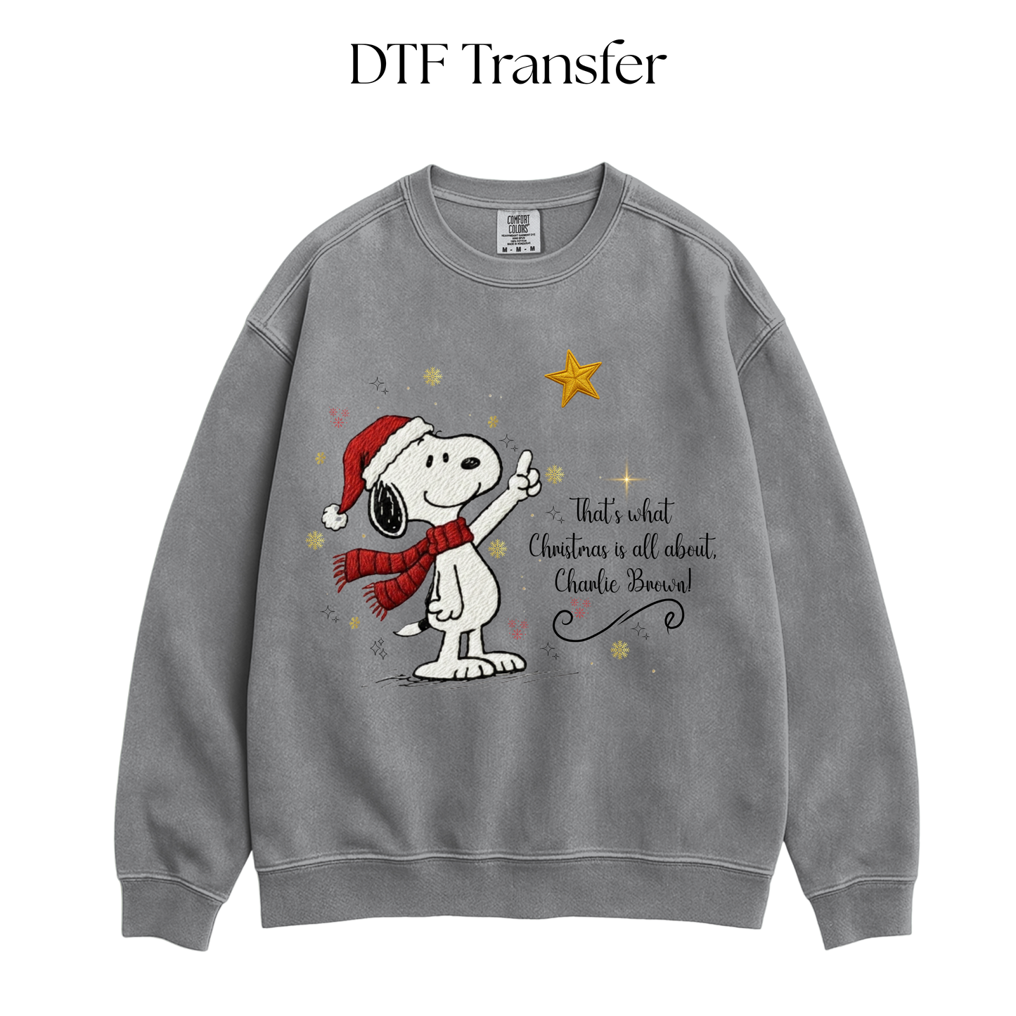 What Christmas is All About DTF Transfer