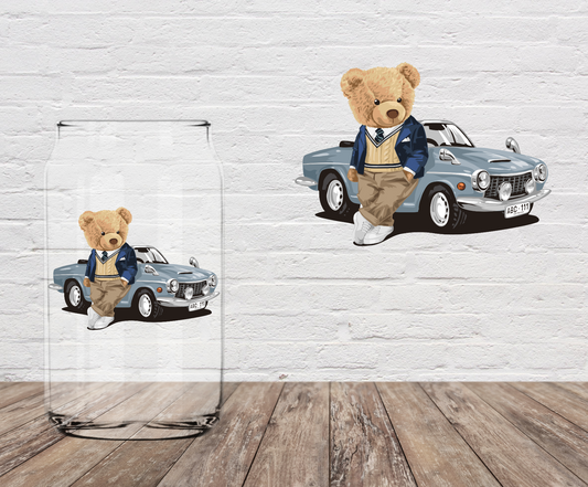 Bear Car 4" UV DTF