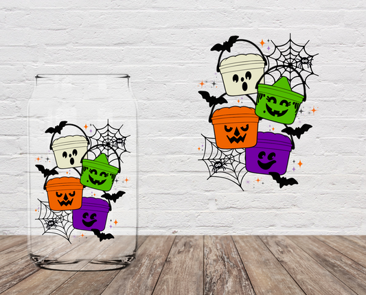 Spooky Buckets 4" UV DTF