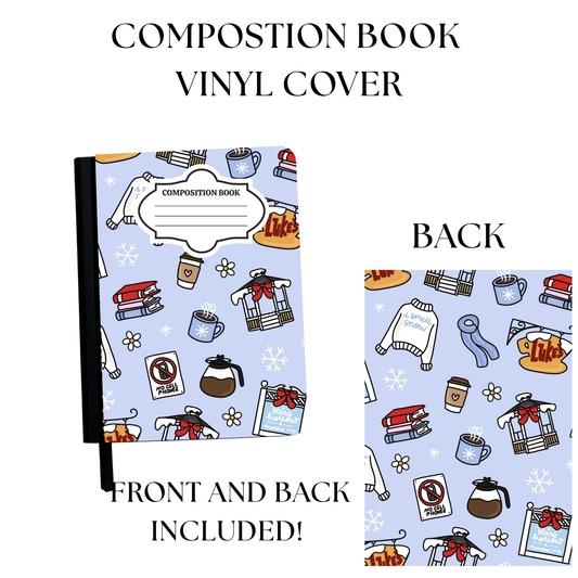 I Smell Snow Composition Notebook Vinyl Cover