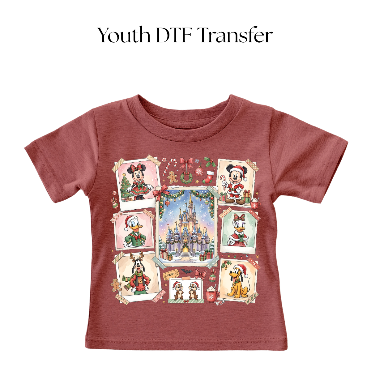 YOUTH Enchanted Christmas Pics DTF Transfer