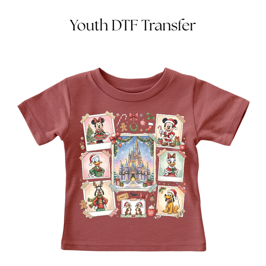 YOUTH Enchanted Christmas Pics DTF Transfer