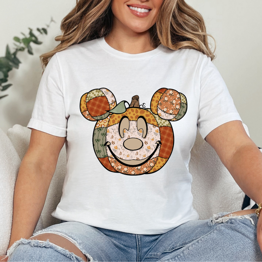 Mouse Pumpkin Patches Dtf Transfer (print to order)