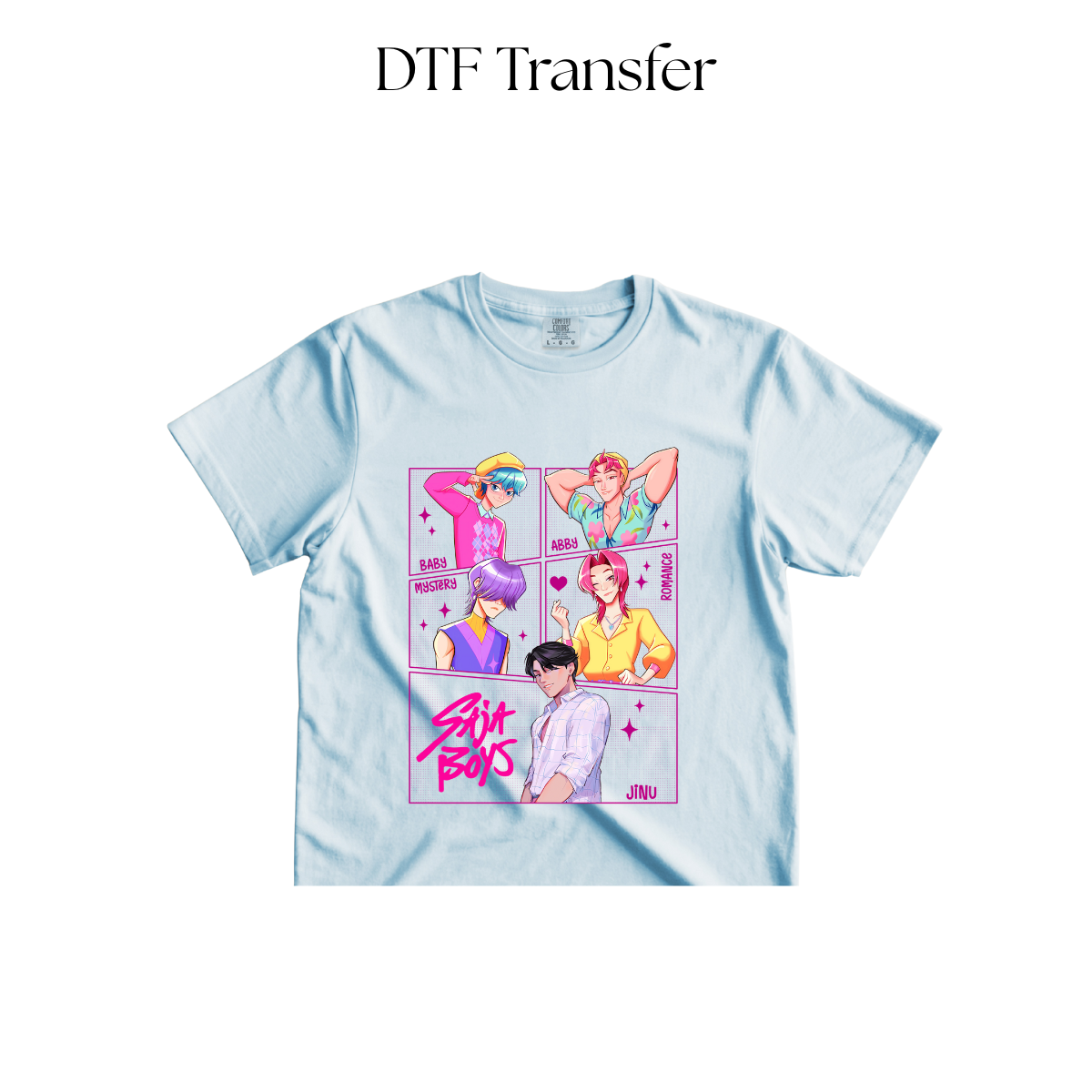 YOUTH S Boys Names DTF Transfer