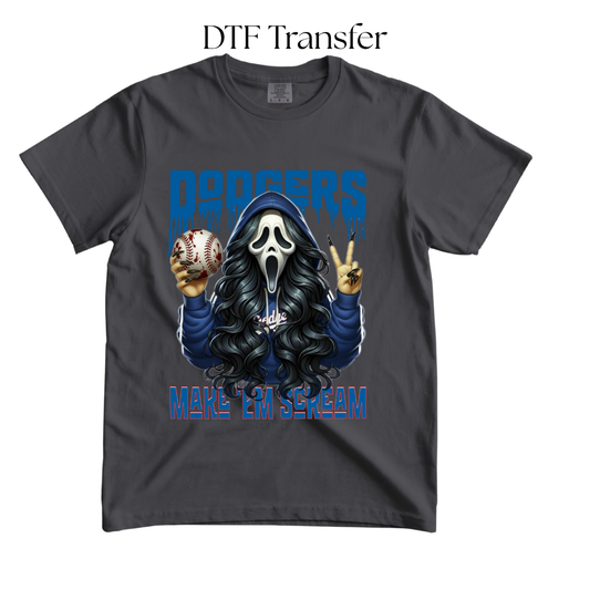 Scream Dod DTF Transfer