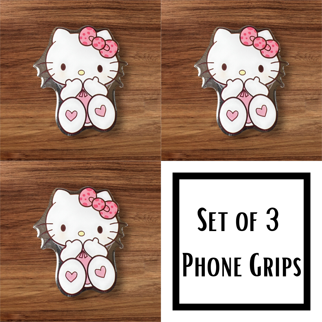 Kitty Pink Bow PHONE GRIP