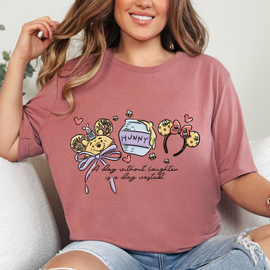 A Day Without Laughter Bear DTF TRANSFER