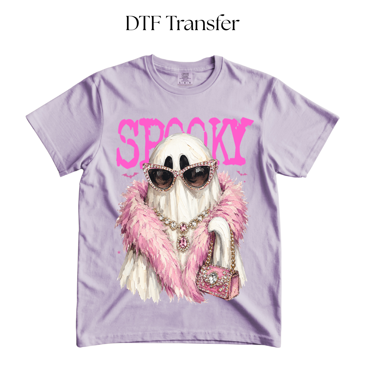 Pink Boujee Spooky DTF Transfer