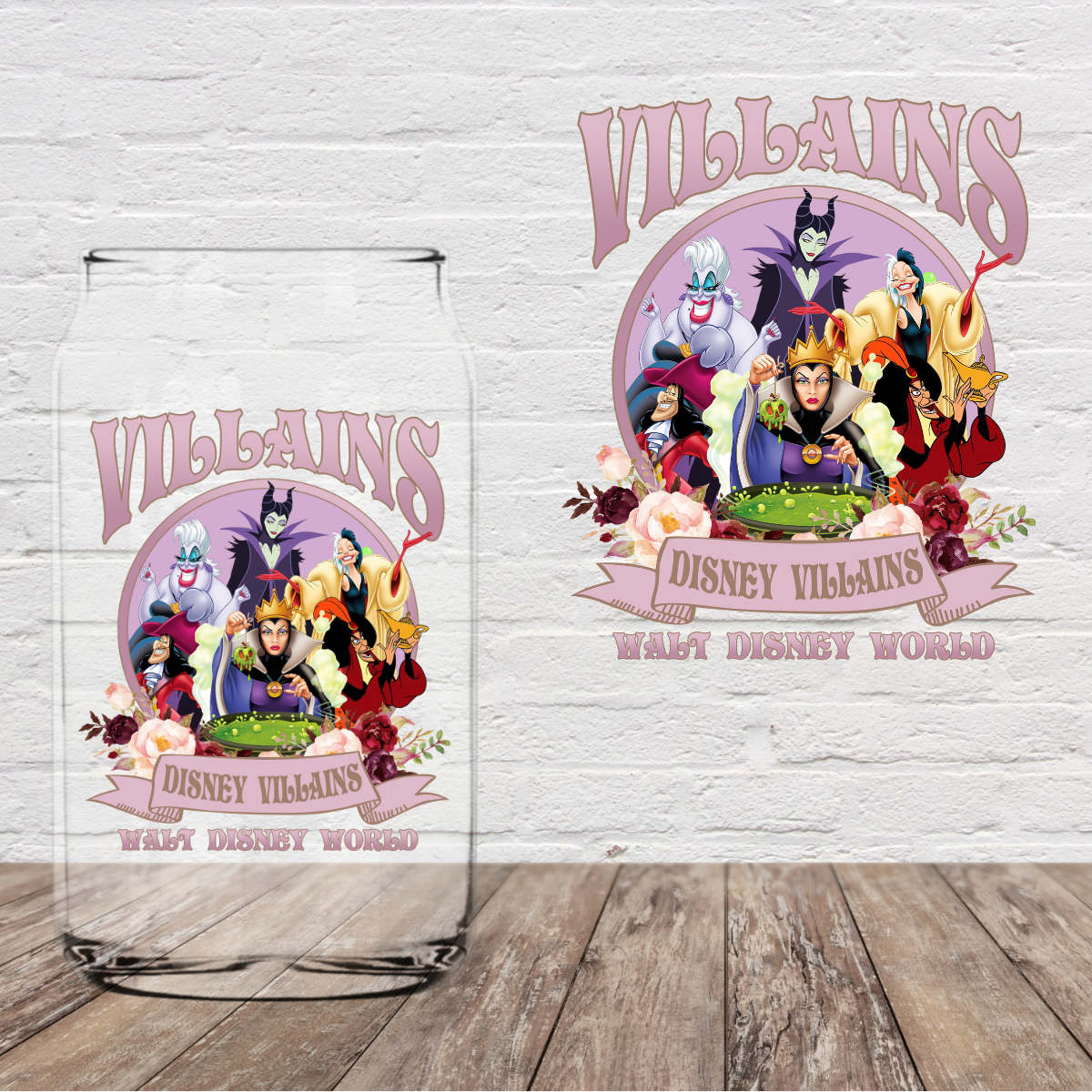 Villains 4” UV DTF