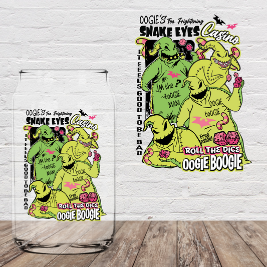 Roll the Dice Oogie 4” UV DTF