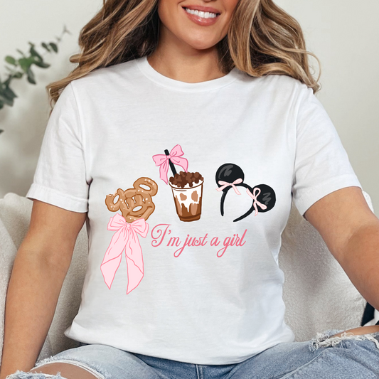 Im Just a Girl DTF Transfer
