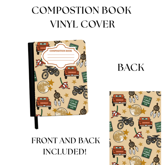 Wolf Forks Notebook Cover