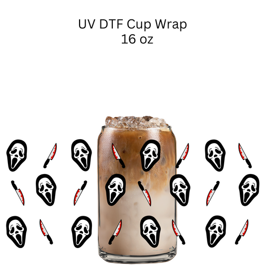 Scream Knife UV DTF Wrap