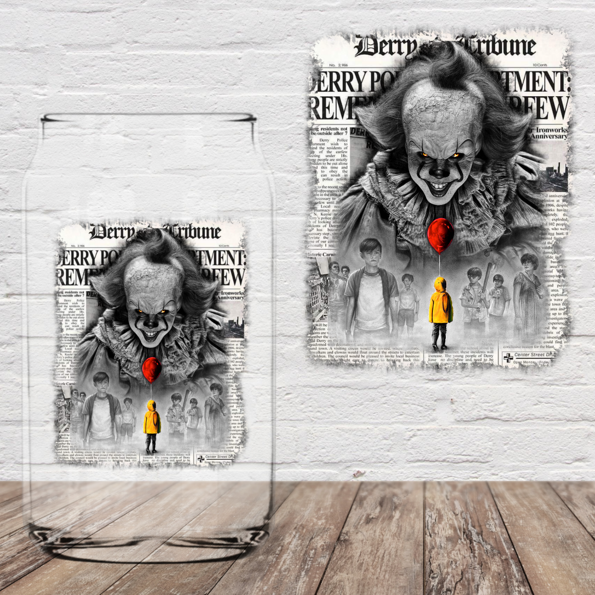 Horror Clown 4" UV DTF (Print to Order)