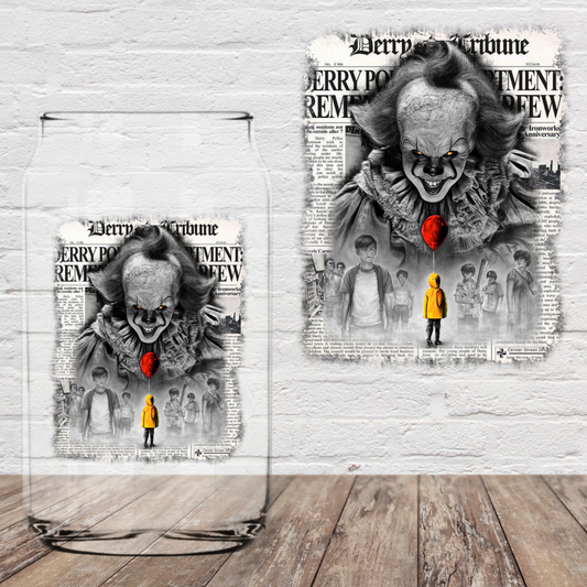 Horror Clown 4" UV DTF (Print to Order)